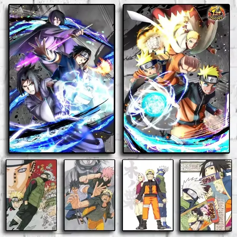 Japanese Anime Poster Naruto Sasuke Kakashi Character Canvas Printing Classic Wall Art Print Modern Room Bedroom Decoration
Japanese Anime Poster Naruto Sasuke Kakashi Character Canvas Printing Classic Wall Art Print Modern Room Bedroom Decoration