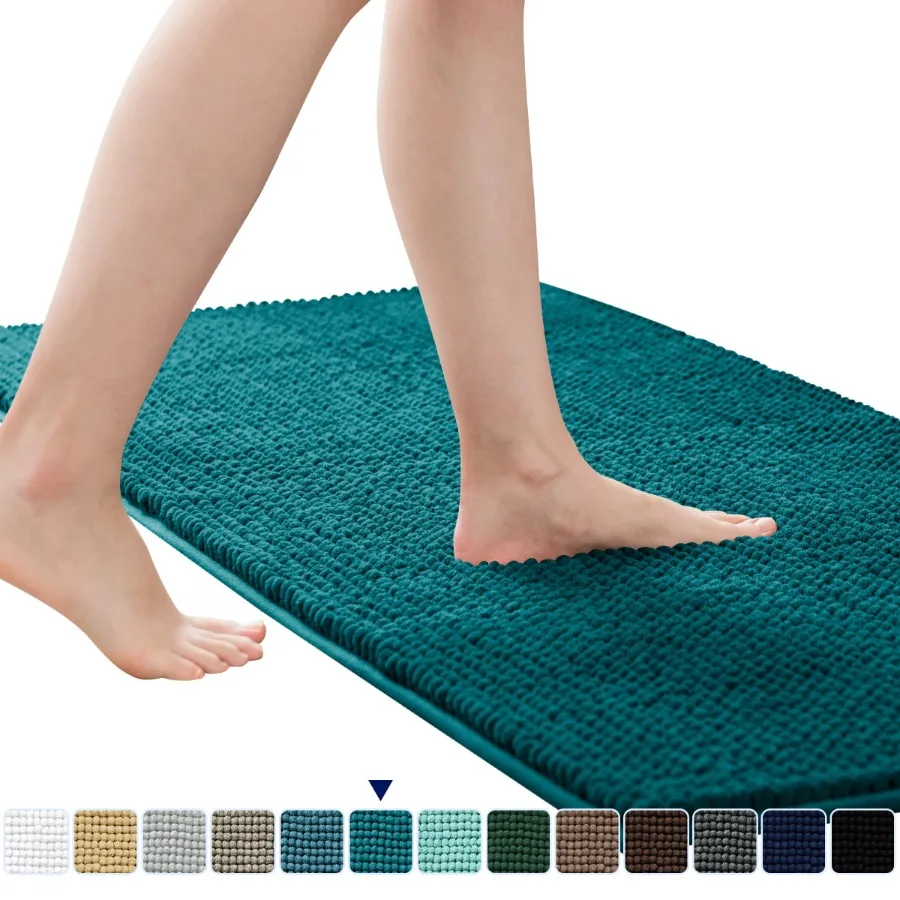 Luxury Chenille Bathroom Rug Extra Soft and Absorbent Shaggy Rugs Blue 20"*32"
Luxury Chenille Bathroom Rug Extra Soft and Absorbent Shaggy Rugs Blue 20"*32"