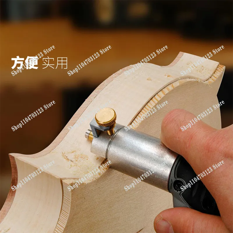 Electric grinding inlay engraving base slotted hemming decorative strip auxiliary equipment, and production tools
Electric grinding inlay engraving base slotted hemming decorative strip auxiliary equipment, and production tools