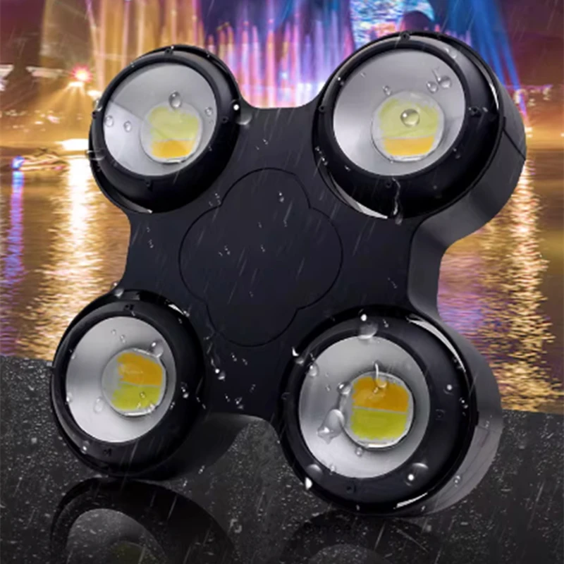 Waterproof 400W COB LED Blinder Light Spotlight Cool White & Warm White Audience Light Studio Theater Event Concert Dmx Light
Waterproof 400W COB LED Blinder Light Spotlight Cool White & Warm White Audience Light Studio Theater Event Concert Dmx Light