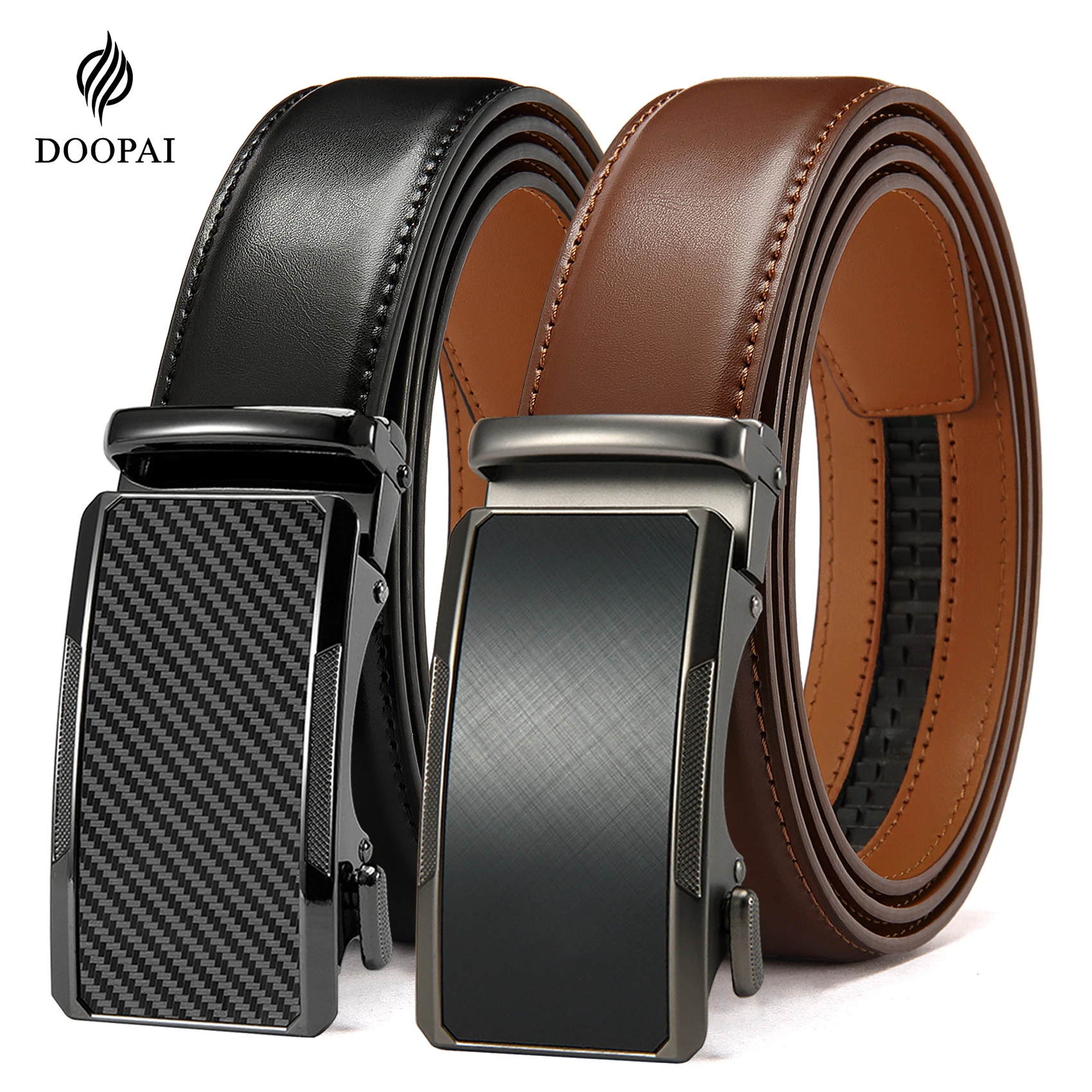 Men's Click Belt Business Luxury Designer Brand Genuine Leather Belts Jeans Automatic Adjustable Alloy Buckle Waist Straps Belts
Men's Click Belt Business Luxury Designer Brand Genuine Leather Belts Jeans Automatic Adjustable Alloy Buckle Waist Straps Belts