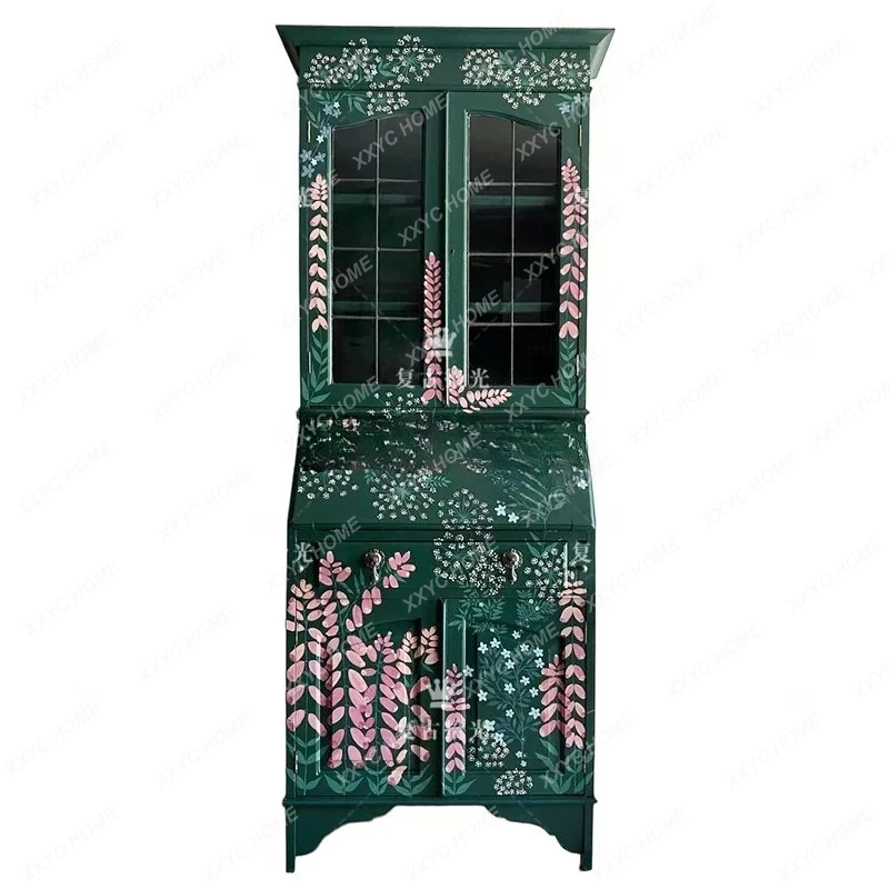 LRetro style solid wood locker painted dining side cabinet living room storage against the wall desk decorative cabinet
LRetro style solid wood locker painted dining side cabinet living room storage against the wall desk decorative cabinet