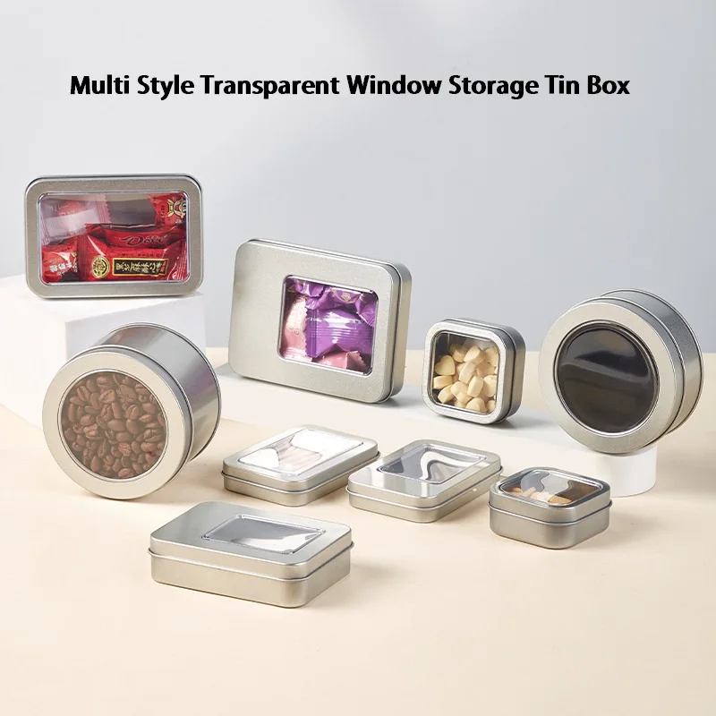 1PC Multiple Styles Clear Window Food Grade Dried Fruits Storage Tin Box Small Jewelry Nail Art Case Metal Candy Packaging Box
1PC Multiple Styles Clear Window Food Grade Dried Fruits Storage Tin Box Small Jewelry Nail Art Case Metal Candy Packaging Box