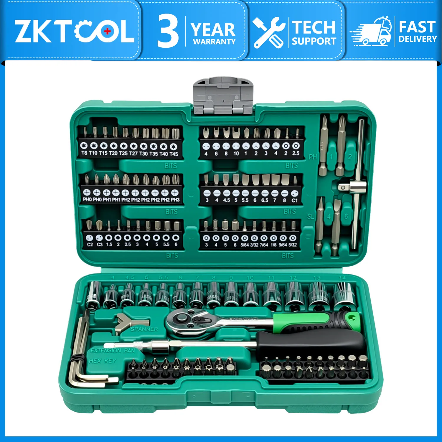 Набор метрических ключей с храповым механизмом, 130 предметов, из хромованадиевой стали, комбинированный динамометрический ключ с храповым механизмом, набор инструментов для ремонта автомобилей
Набор метрических ключей с храповым механизмом, 130 предметов, из хромованадиевой стали, комбинированный динамометрический ключ с храповым механизмом, набор инструментов для ремонта автомобилей