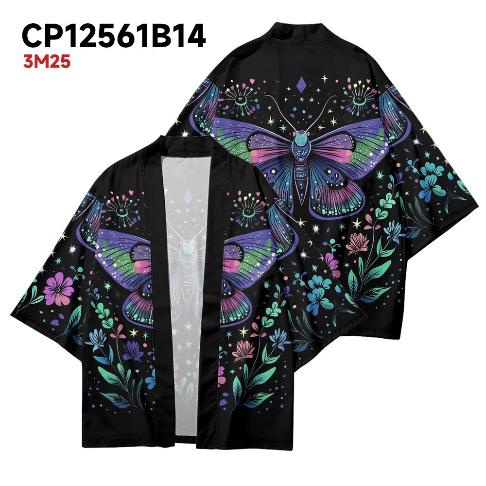 Cosplay Kimono Streetwear Samurai Men Tops Japanese Floral Butterfly Print Black Cardigan Haori Casual Women Beach Plus Size
Cosplay Kimono Streetwear Samurai Men Tops Japanese Floral Butterfly Print Black Cardigan Haori Casual Women Beach Plus Size