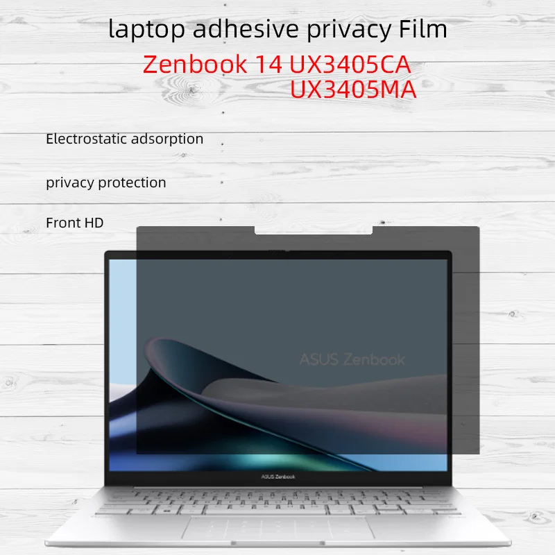 Suitable for 14-inch ASUS Zenbook 14 UX3405CA UX3405MA notebook computer. Adhesive anti-peeping film privacy film anti-peeping
Suitable for 14-inch ASUS Zenbook 14 UX3405CA UX3405MA notebook computer. Adhesive anti-peeping film privacy film anti-peeping