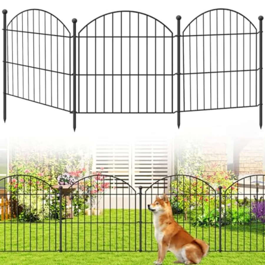 Decorative Garden Fence 24in H x20ft (L) 10 Pack No Dig Fence Animal Barrier for Dog Arched Flower Bed Edging Wire Border Panel
Decorative Garden Fence 24in H x20ft (L) 10 Pack No Dig Fence Animal Barrier for Dog Arched Flower Bed Edging Wire Border Panel