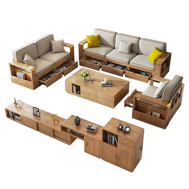 Wood Sofa Armrest Living Room Sofa Set Furniture with Wooden Rural Recycled Solid Customized Logo Sala Set Modern 10 Pcs
Wood Sofa Armrest Living Room Sofa Set Furniture with Wooden Rural Recycled Solid Customized Logo Sala Set Modern 10 Pcs