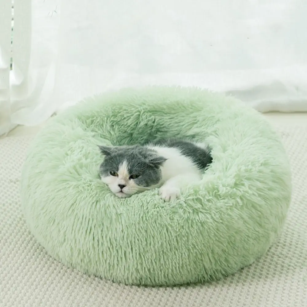 Soft Plush Pet Bed Long Plush Cat Mat Warm Comfortable Winter Warm Pet Sofa Plush Round Round Cat Cushion Bed Autumn
Soft Plush Pet Bed Long Plush Cat Mat Warm Comfortable Winter Warm Pet Sofa Plush Round Round Cat Cushion Bed Autumn