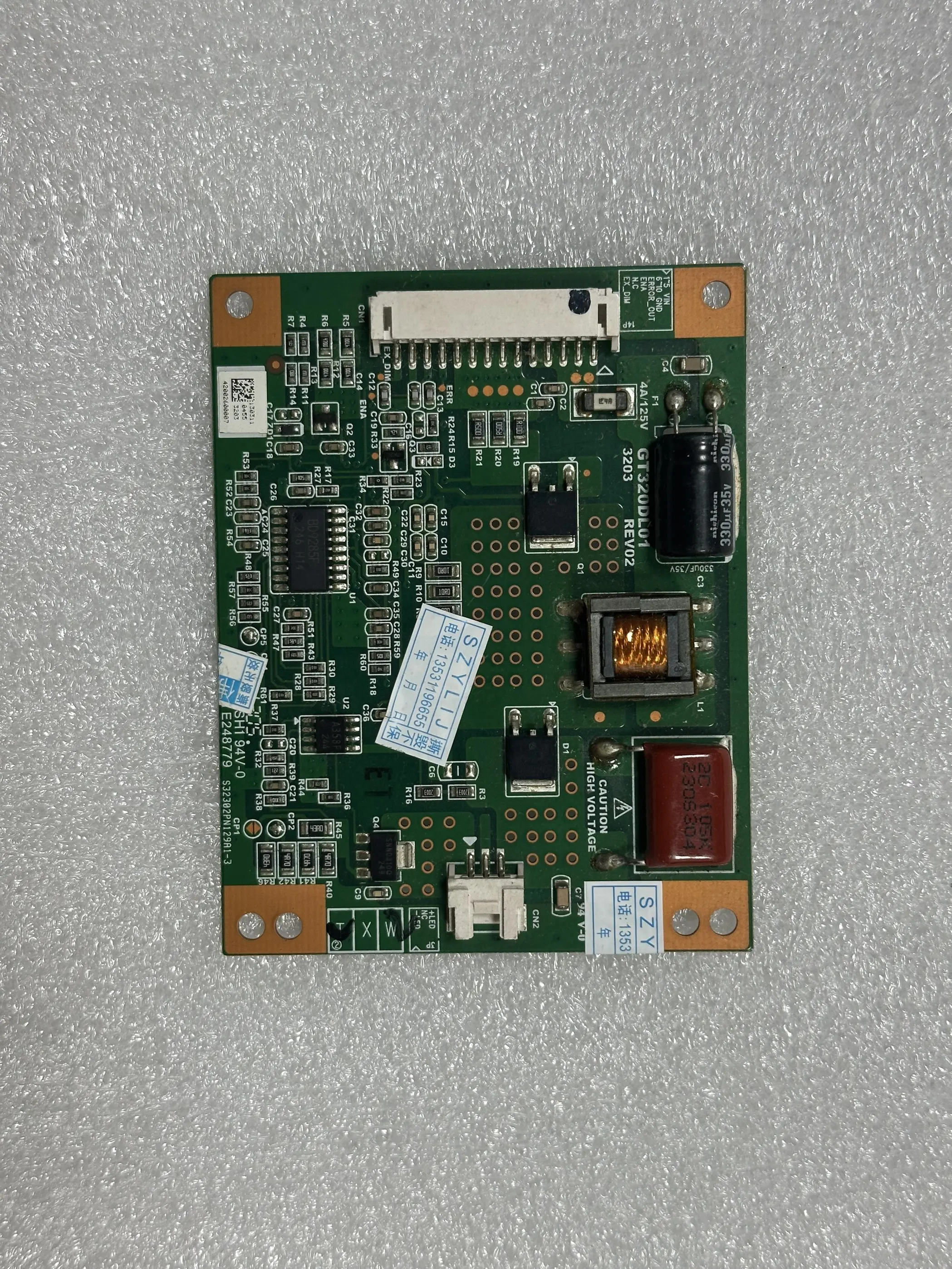 Хорошее качество для GT320DL01 REV02 3203
Хорошее качество для GT320DL01 REV02 3203