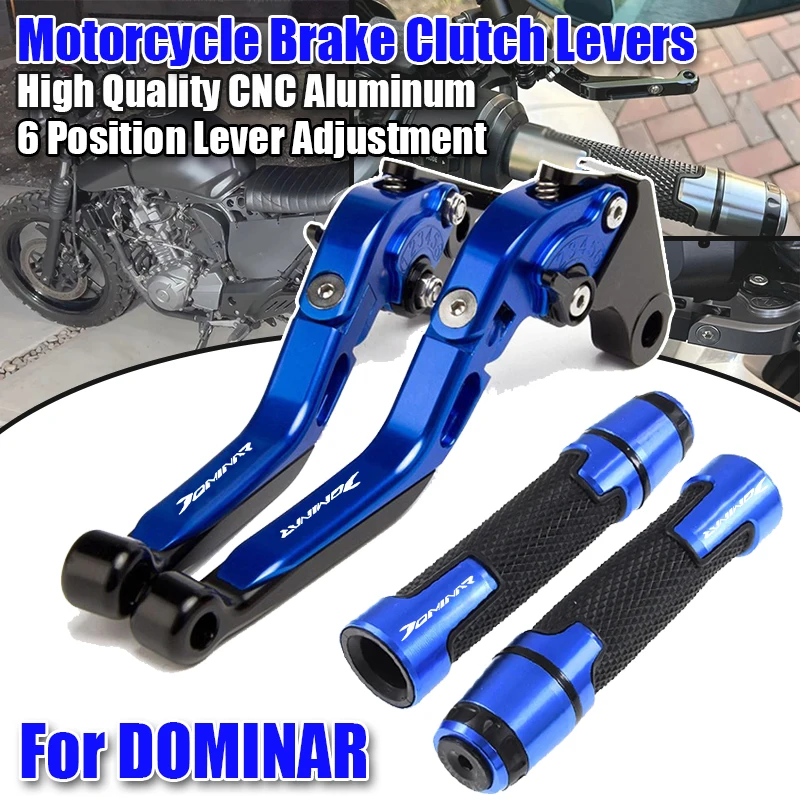 For Bajaj Dominar 400 2017-2018 2019 Motorcycle Brake Clutch Levers 7/8"22MM Handlebar Grips Handle Bar Grip Ends
For Bajaj Dominar 400 2017-2018 2019 Motorcycle Brake Clutch Levers 7/8"22MM Handlebar Grips Handle Bar Grip Ends