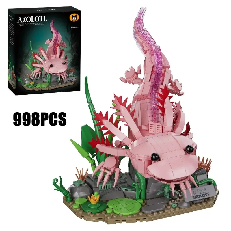 Creative Axolotl Building Blocks, 998PCS Aquatic Amphibian Model, Collectible Salamander Bricks, Home Desk Decor Gift
Creative Axolotl Building Blocks, 998PCS Aquatic Amphibian Model, Collectible Salamander Bricks, Home Desk Decor Gift