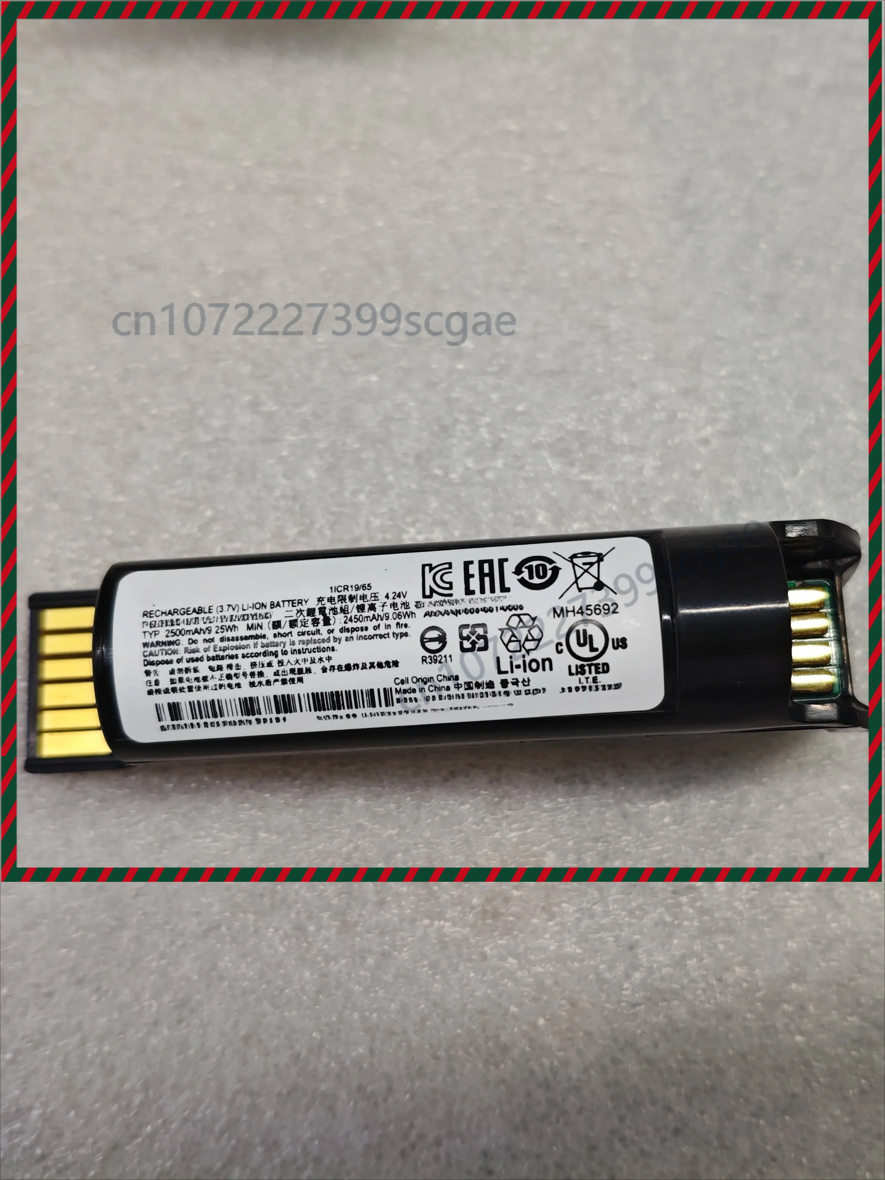 BT-000317-01 Lithium Battery 3.7V 2500mAh 9.25Wh For Zebra DS2278 Wireless Barcode Scanner
BT-000317-01 Lithium Battery 3.7V 2500mAh 9.25Wh For Zebra DS2278 Wireless Barcode Scanner