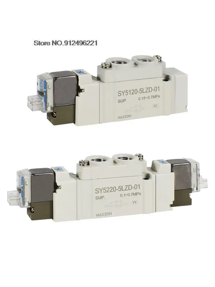 High Quality SMC Type 5 port 2 Solenoid Valve SY3120 SY5120 SY7120-4LZD/5LZD/6LZD Normal Close Internal Pilot Automation Valve
High Quality SMC Type 5 port 2 Solenoid Valve SY3120 SY5120 SY7120-4LZD/5LZD/6LZD Normal Close Internal Pilot Automation Valve