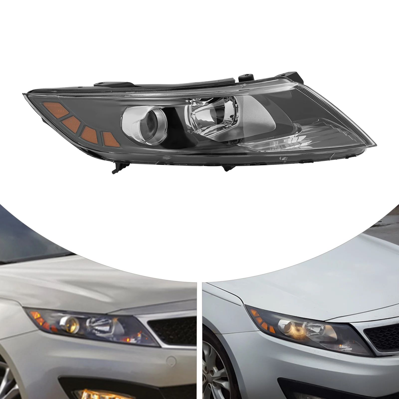 Halogen Headlight Assembly Fit 2011-13 Kia Optima HeadLamp (Passenger Right Side) Front Head Light Direct Replacement 921022T121
Halogen Headlight Assembly Fit 2011-13 Kia Optima HeadLamp (Passenger Right Side) Front Head Light Direct Replacement 921022T121