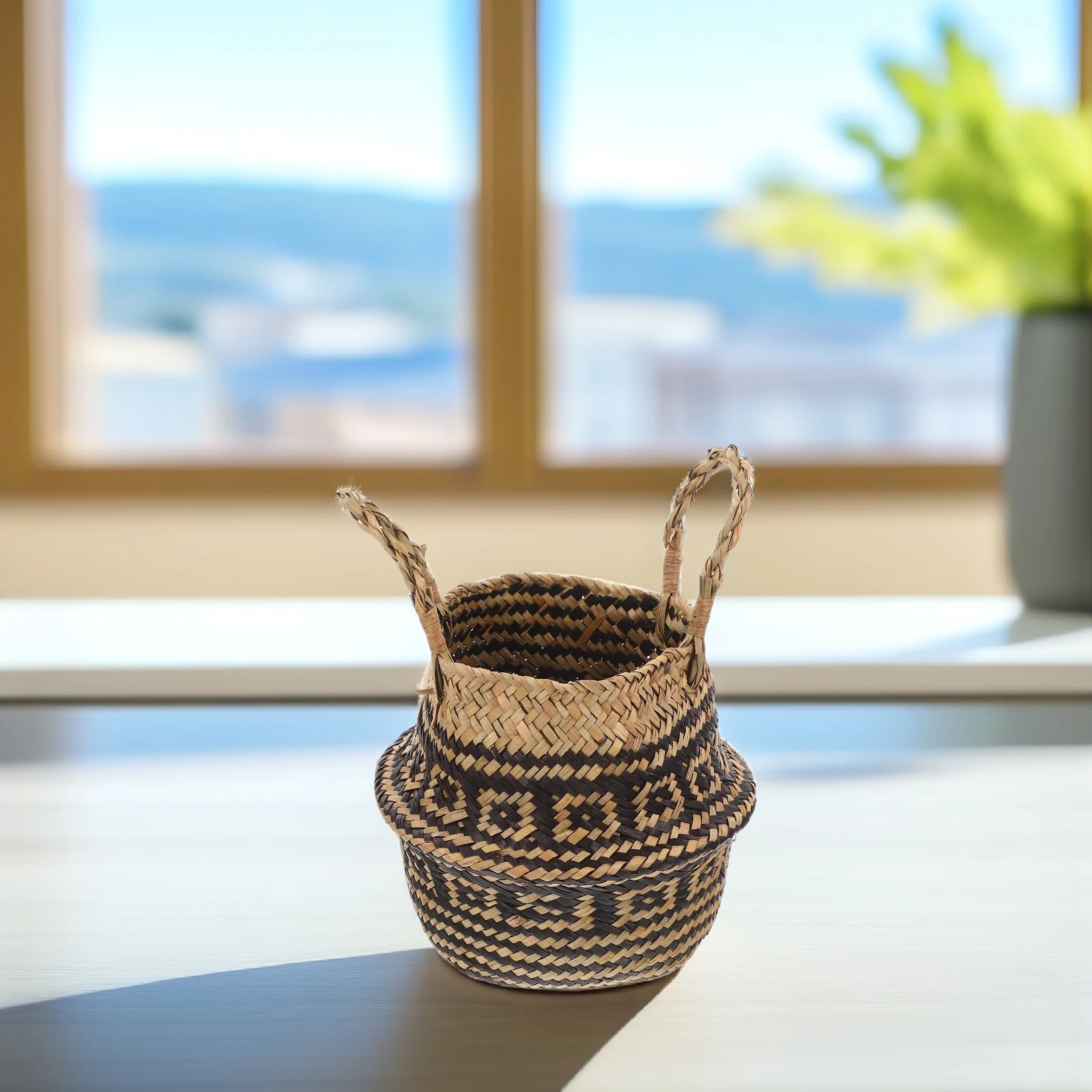 Folding Jacquard Pot Basket for Plants Indoor Woven Flowers Weaved Garden Living Room Pots Planter Handmade Storage Baskets
Folding Jacquard Pot Basket for Plants Indoor Woven Flowers Weaved Garden Living Room Pots Planter Handmade Storage Baskets
