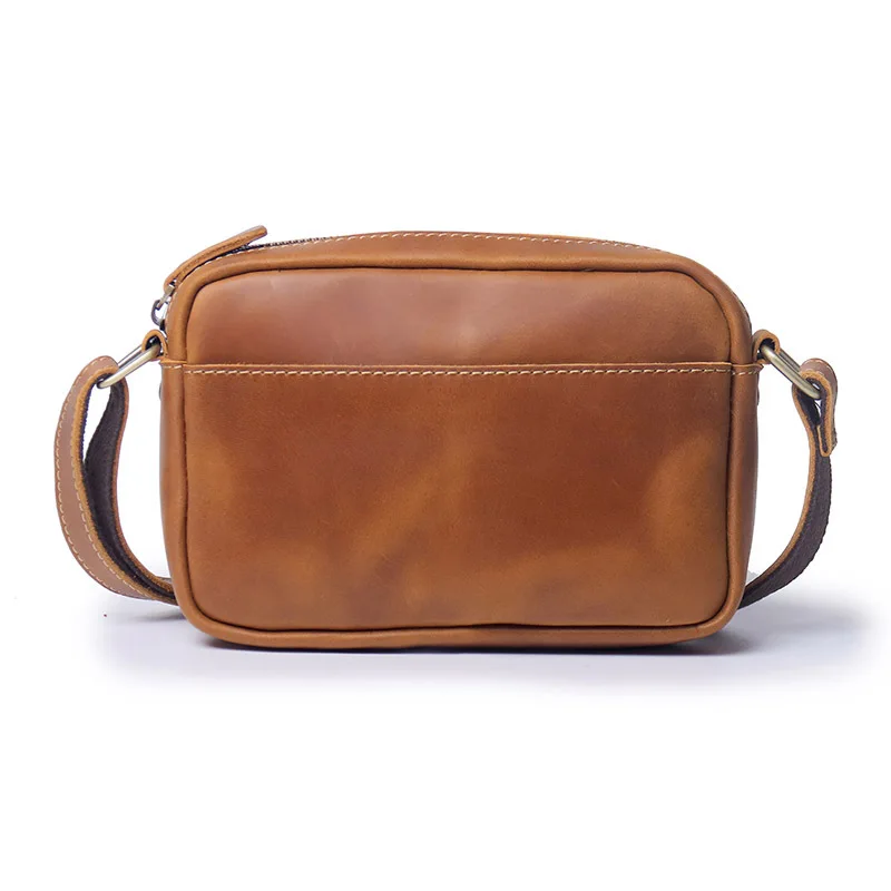 New retro Crazy Horse Leather Men's Crossbody Bag Simple Women's Shoulder Bag Leather Large Capacity Casual Fashion Simple Versa
New retro Crazy Horse Leather Men's Crossbody Bag Simple Women's Shoulder Bag Leather Large Capacity Casual Fashion Simple Versa