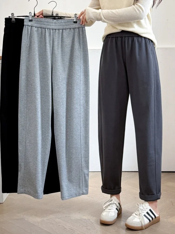 High Waist Straight Leg Pants plus Size Women's Casual Loose Trousers Harlan Sweatpants Slimming Effect Autumn Wear
High Waist Straight Leg Pants plus Size Women's Casual Loose Trousers Harlan Sweatpants Slimming Effect Autumn Wear