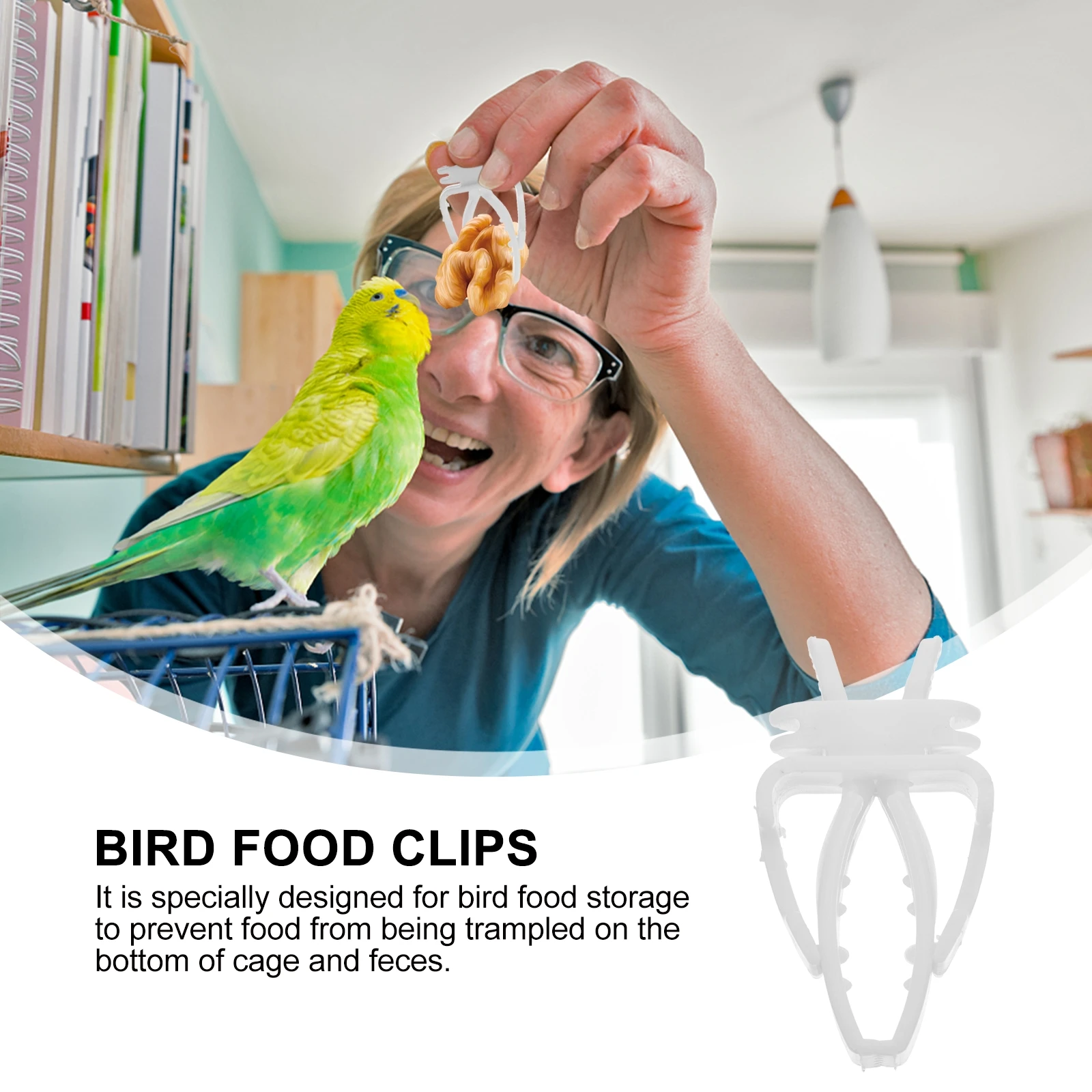 10pcs Bird Vegetable Tongs Cage Food Clip Clamp Feeding Tool Holder Plastic Pet Bird Food Fixing Storage Durable Practical Easy
10pcs Bird Vegetable Tongs Cage Food Clip Clamp Feeding Tool Holder Plastic Pet Bird Food Fixing Storage Durable Practical Easy