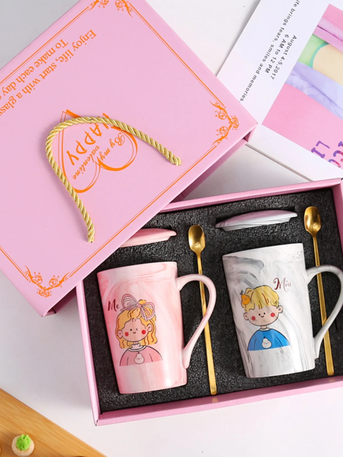 Cerc Coffee Cups Set for Office ex Birthday Gift Pink Heart Cartoon Design Holiday Special Couple Frie Gift Box
Cerc Coffee Cups Set for Office ex Birthday Gift Pink Heart Cartoon Design Holiday Special Couple Frie Gift Box