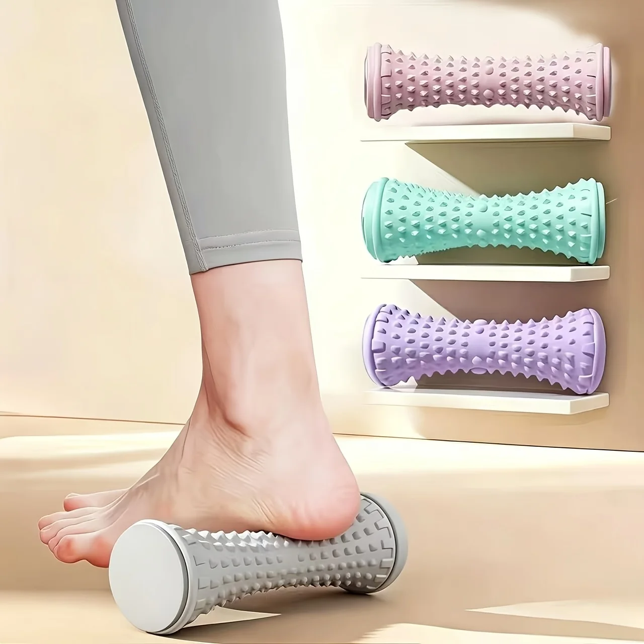 Deep Tissue Foot Massager Roller Manual Therapy Tool for Plantar Fasciitis Pain Relief Yoga Fitness
Deep Tissue Foot Massager Roller Manual Therapy Tool for Plantar Fasciitis Pain Relief Yoga Fitness