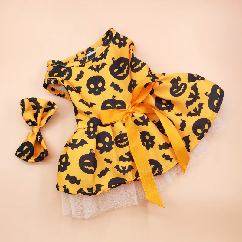 Halloween Pumpkin Pet Dress - Dog Tutu Dress for Teddy & Cats, Princess Costume for Small Dogs & Kittens
Halloween Pumpkin Pet Dress - Dog Tutu Dress for Teddy & Cats, Princess Costume for Small Dogs & Kittens