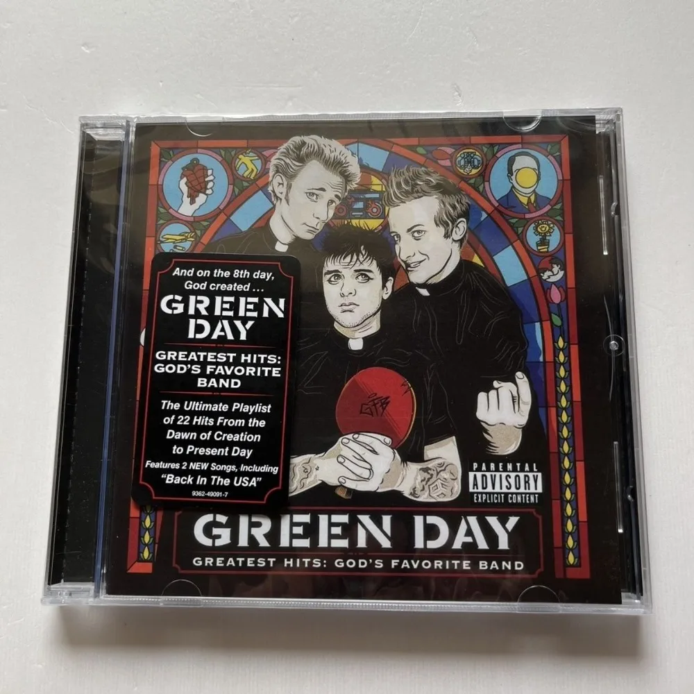 Green Day Greatest Hits God's Classic Punk Rock Band Greatest Hits Album Full Classic Tracks Home Car Collectible Music CD
Green Day Greatest Hits God's Classic Punk Rock Band Greatest Hits Album Full Classic Tracks Home Car Collectible Music CD