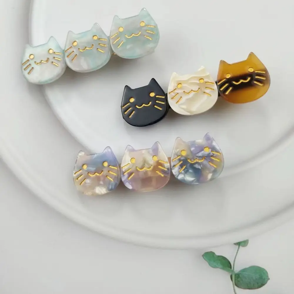 For Children Acetic Acid For Women Gifts Hair Accessories Three Cat Hair Clip Female Barrettes Korean Style Hairpin
For Children Acetic Acid For Women Gifts Hair Accessories Three Cat Hair Clip Female Barrettes Korean Style Hairpin