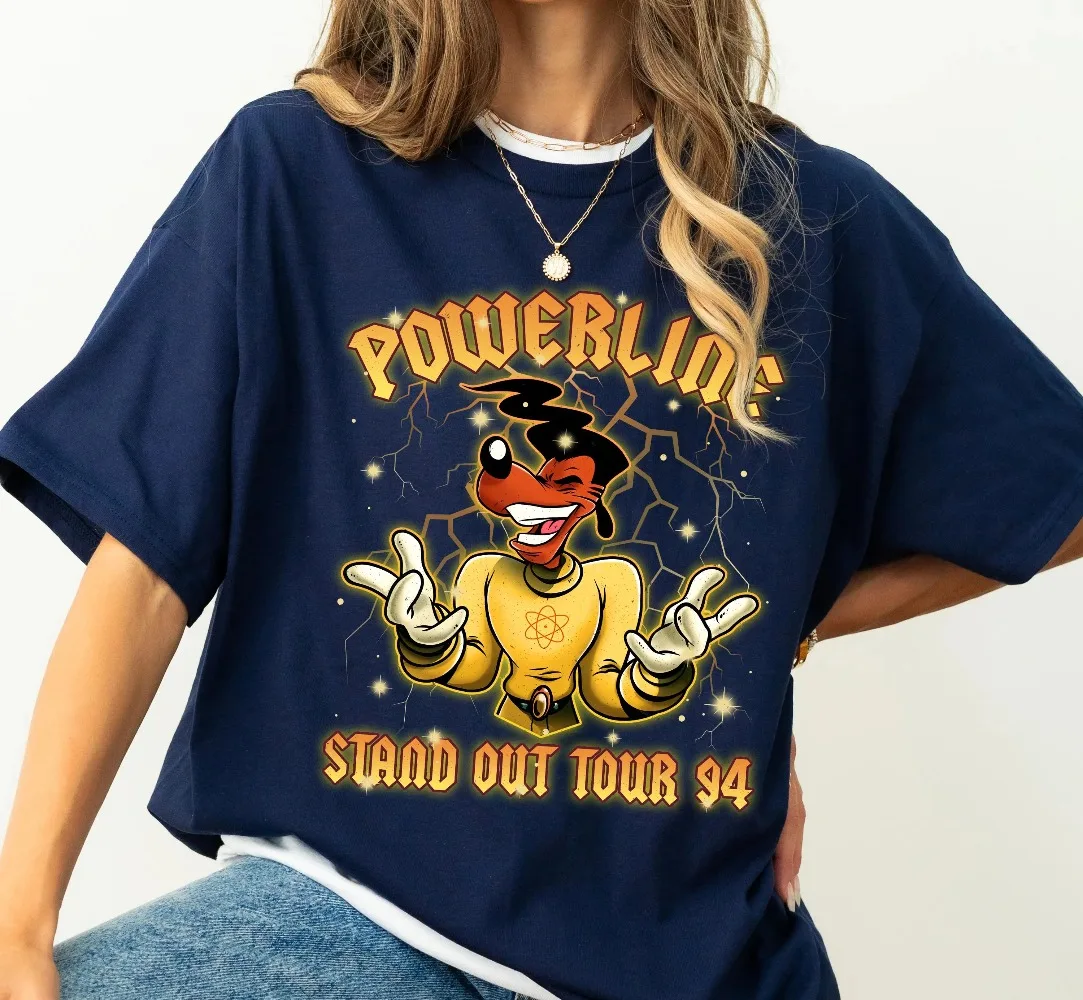 Disney A Goofy Movie Powerline Stand Out World Tour 94 T-shirt Disneyland Family Matching Shirt Magic Kingdom Birthday Gift
Disney A Goofy Movie Powerline Stand Out World Tour 94 T-shirt Disneyland Family Matching Shirt Magic Kingdom Birthday Gift