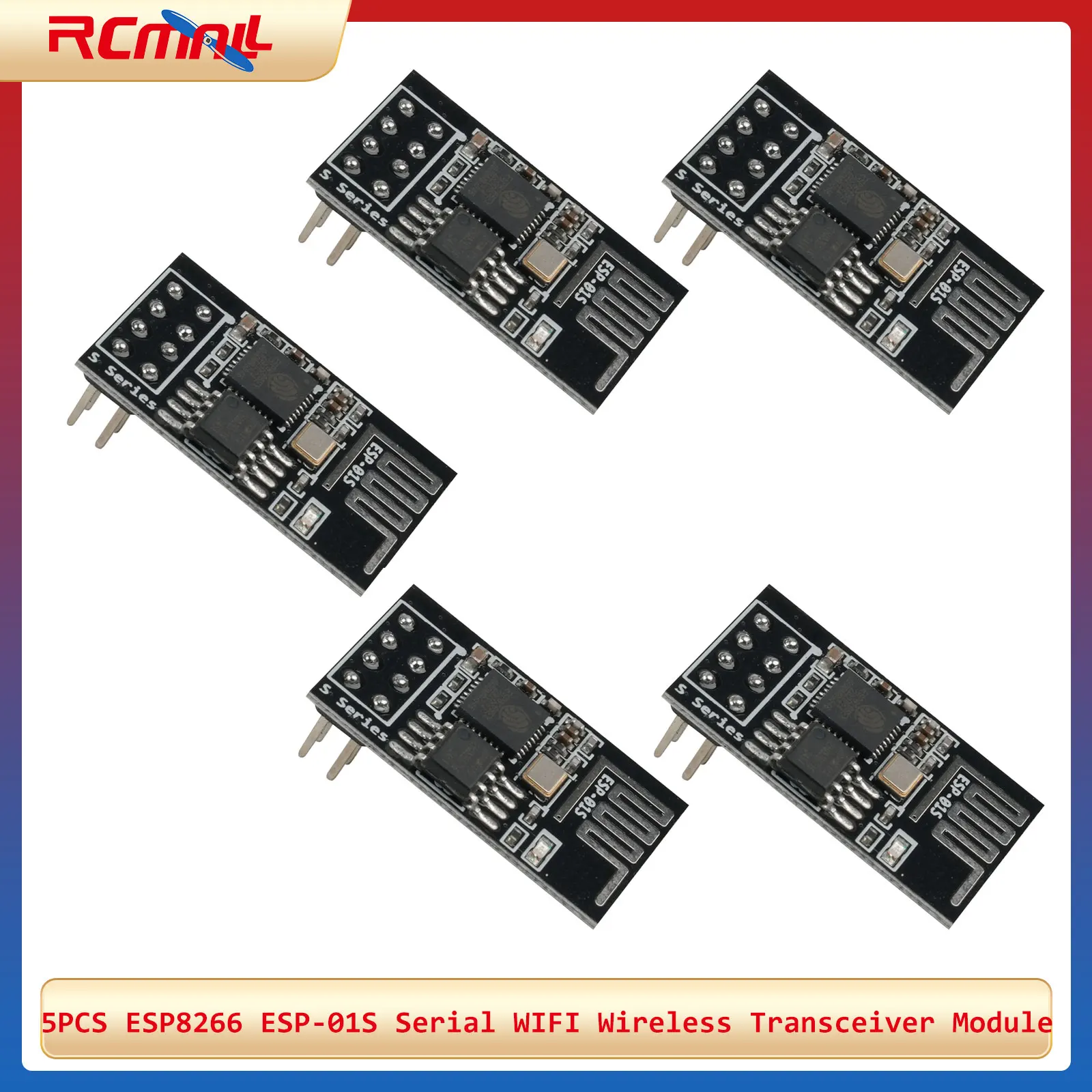 5PCS ESP8266 ESP-01S Serial WIFI Wireless Transceiver Module with 4MB Flash Send Receive LWIP AP+STA ESP-01 Advanced Version
5PCS ESP8266 ESP-01S Serial WIFI Wireless Transceiver Module with 4MB Flash Send Receive LWIP AP+STA ESP-01 Advanced Version