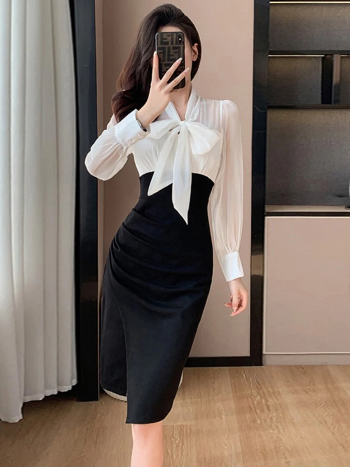 Spring 2026 Women's Fashionable Gown Knot Wrap High Waist Pleated Design Slimming A-Line Dress City Commute Suitable
Spring 2026 Women's Fashionable Gown Knot Wrap High Waist Pleated Design Slimming A-Line Dress City Commute Suitable
