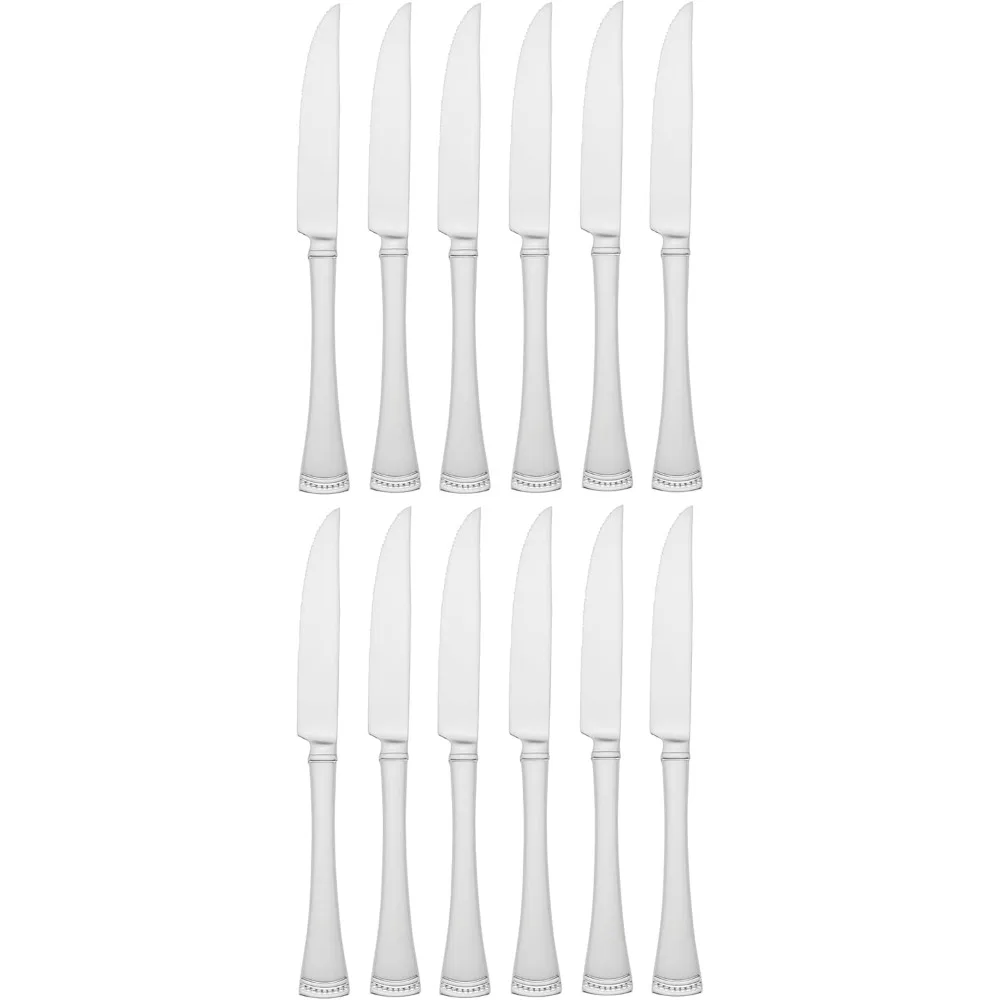 12-Piece Steak Knife Set, 3.60 LB, Metallic Finish
12-Piece Steak Knife Set, 3.60 LB, Metallic Finish