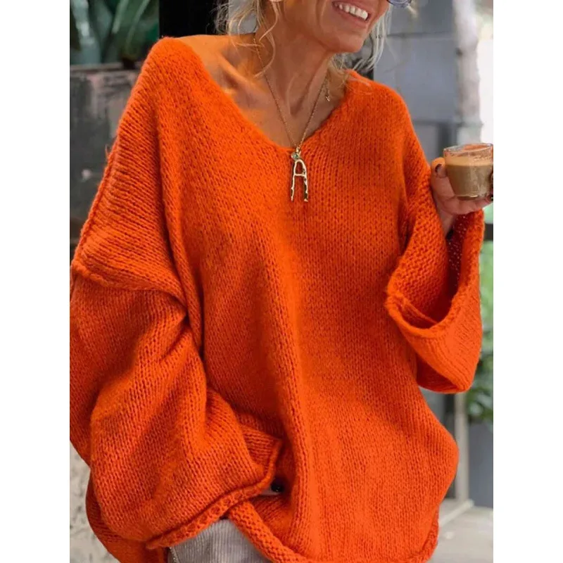 Women's V-Neck Knit Sweater Y 43903 Cross-Border Style Comfortable Fit Fashionable Knitted Top Spring Summer Autumn
Women's V-Neck Knit Sweater Y 43903 Cross-Border Style Comfortable Fit Fashionable Knitted Top Spring Summer Autumn
