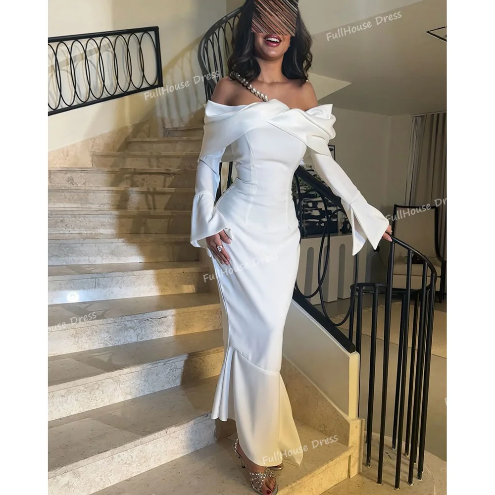 Custom Made Simple Boat Collar Criss-cross Evening Gown Sexy Sheath Backless Ankle Length Party Dress with Long Sleeve robes de
Custom Made Simple Boat Collar Criss-cross Evening Gown Sexy Sheath Backless Ankle Length Party Dress with Long Sleeve robes de