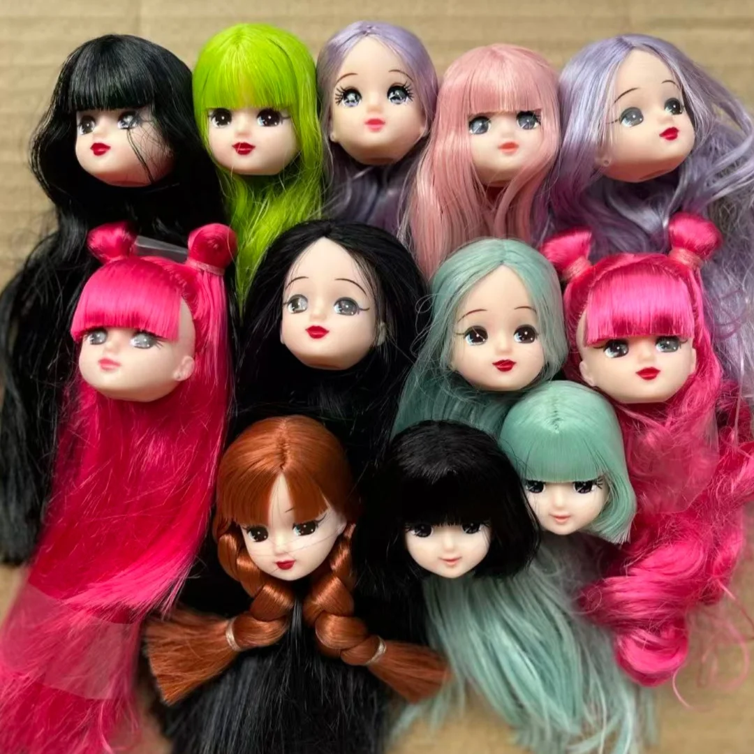 MINISO Jenny Licca Colorful Hair Doll Heads Cute Girl DIY Doll Decor Figures Kids Toy Collectible Gifts Figures
MINISO Jenny Licca Colorful Hair Doll Heads Cute Girl DIY Doll Decor Figures Kids Toy Collectible Gifts Figures