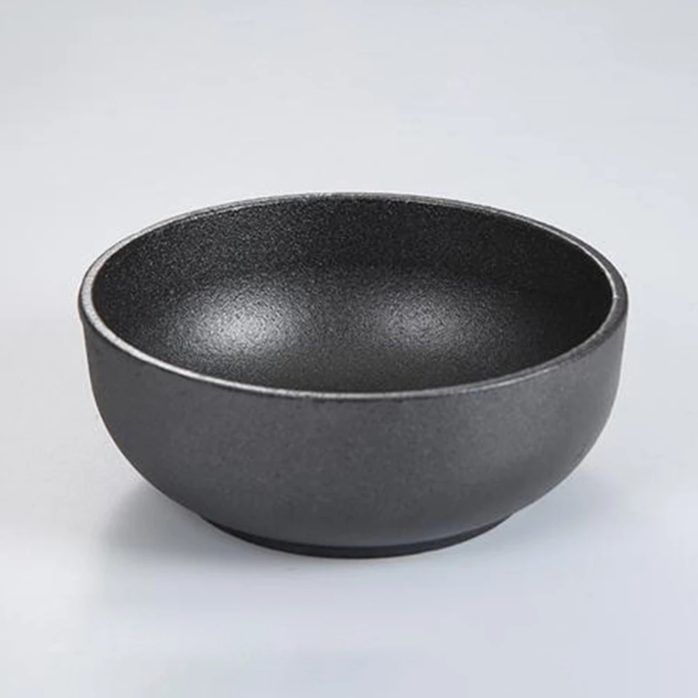 Cast Iron Bibimbap Bowl Black Dolsot Food Mixing Serving Kitchenware Reusable Korean Cuisine Bowls Multi Function Daily Use
Cast Iron Bibimbap Bowl Black Dolsot Food Mixing Serving Kitchenware Reusable Korean Cuisine Bowls Multi Function Daily Use