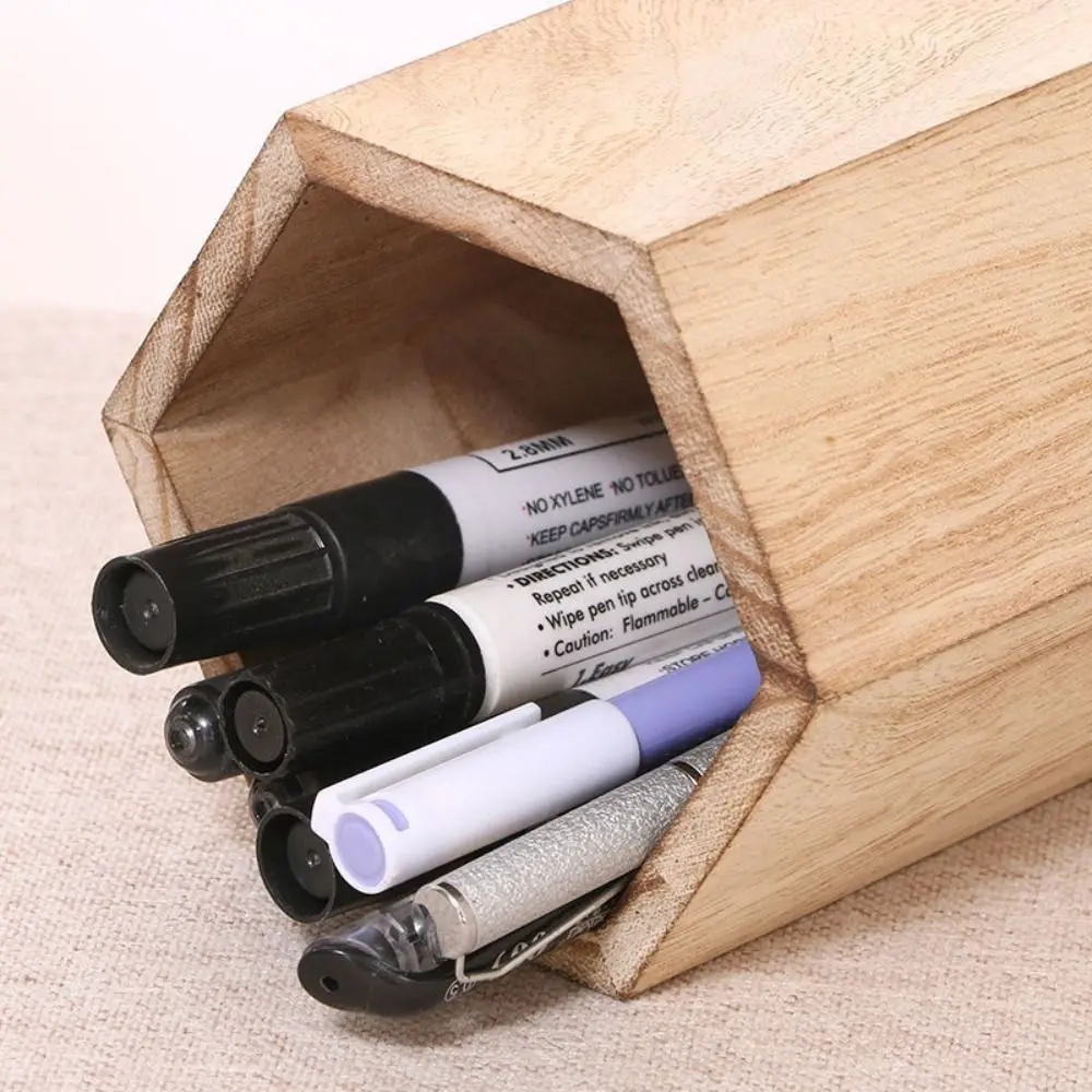 Desktop Storage Wooden Pen Holders Multifunctional INS Style Pencil Organizer Large Capacity Wooden Desktop Organizer Stationery
Desktop Storage Wooden Pen Holders Multifunctional INS Style Pencil Organizer Large Capacity Wooden Desktop Organizer Stationery