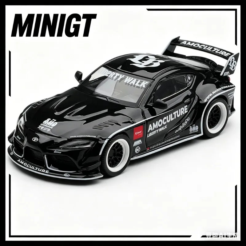 MINIGT 1:64 Toyota Subaru GR Supra LBWK AMOCUTURE Black 1237 Alloy Car Model, Simulation Static Ornament, Adult Collectibles
MINIGT 1:64 Toyota Subaru GR Supra LBWK AMOCUTURE Black 1237 Alloy Car Model, Simulation Static Ornament, Adult Collectibles