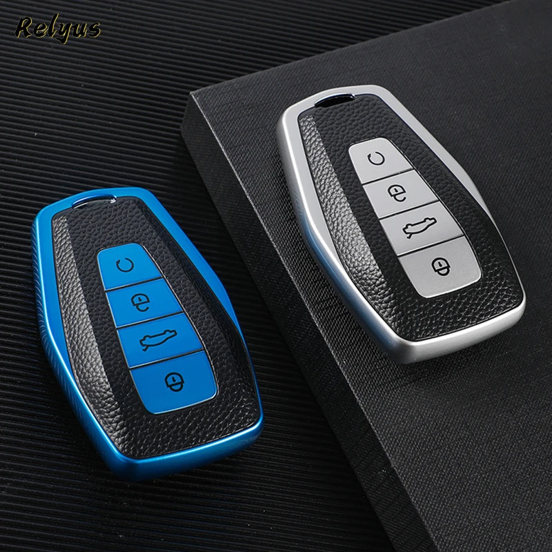 Leather Car Key Case Cover Fob for Geely Coolray Atlas Boyue NL3 Emgrand X7 EX7 SUV GT GC9 Borui Car Smart Key Protector Shell
Leather Car Key Case Cover Fob for Geely Coolray Atlas Boyue NL3 Emgrand X7 EX7 SUV GT GC9 Borui Car Smart Key Protector Shell