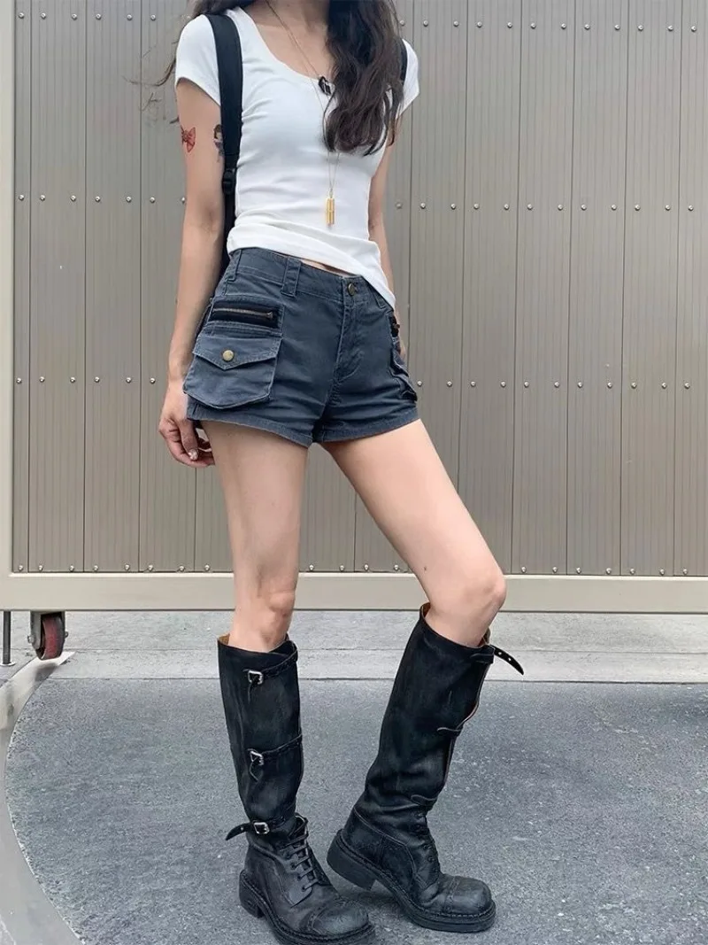 Y2k Gray Shorts Women New Arrival Low-rise Denim Shorts Cargo Short Pants Korean Style Cute Hot Pants 2026 Summer Female Clothes
Y2k Gray Shorts Women New Arrival Low-rise Denim Shorts Cargo Short Pants Korean Style Cute Hot Pants 2026 Summer Female Clothes