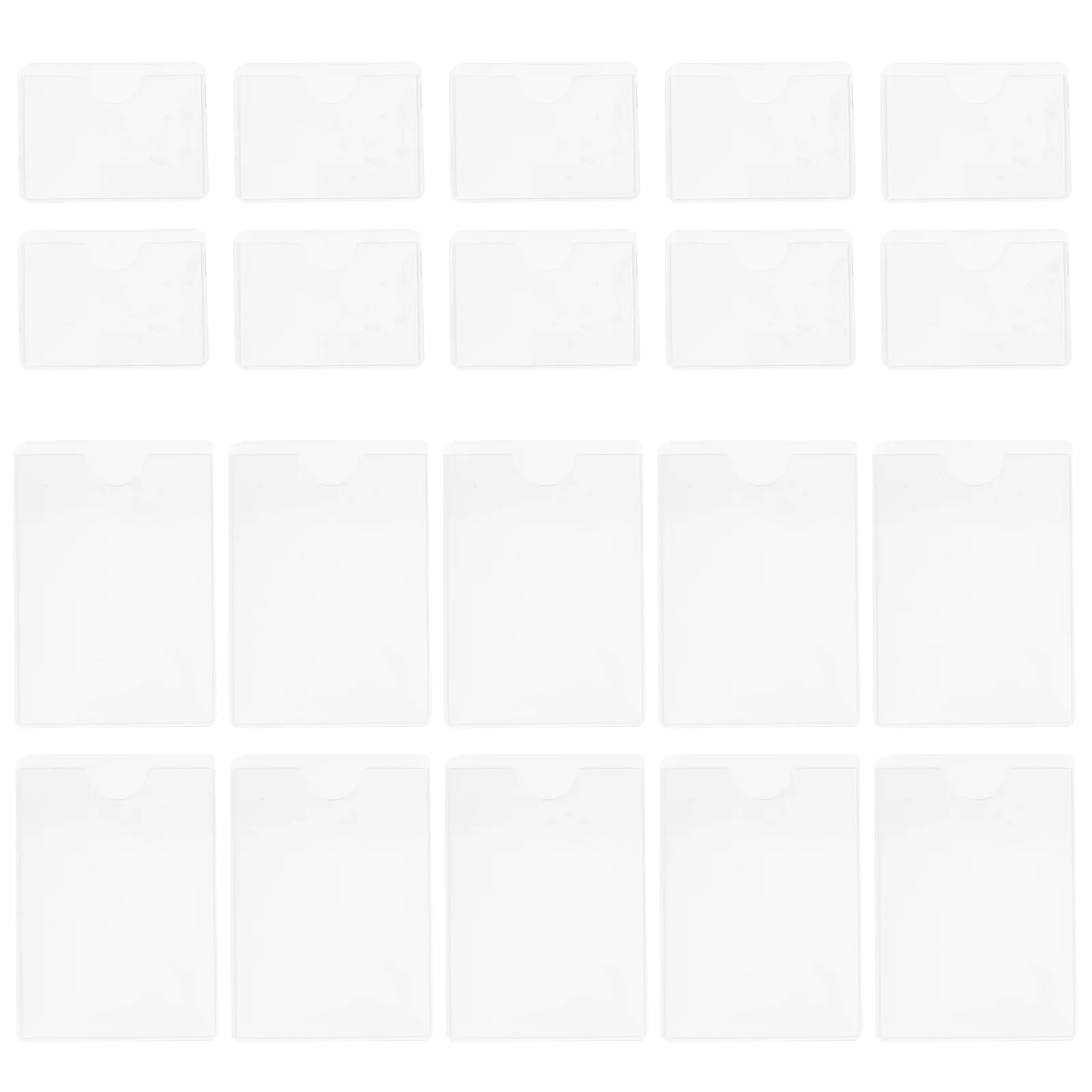 50 Pcs Label Holder Card Sleeves Adhesive Index Pockets Covers Shelf Clear Clip
50 Pcs Label Holder Card Sleeves Adhesive Index Pockets Covers Shelf Clear Clip
