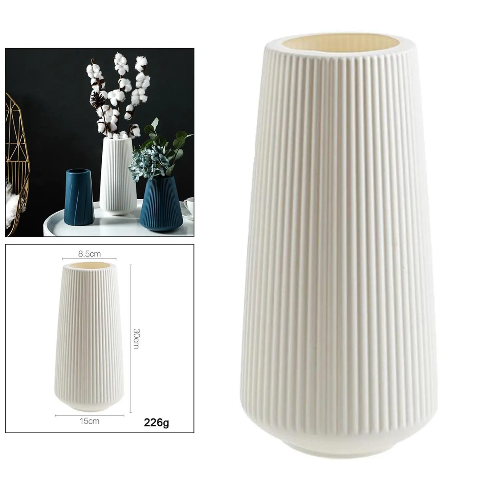 Home Plastic Vase Imitation Ceramic Flower Pot Decoration Vases for Flowers
Home Plastic Vase Imitation Ceramic Flower Pot Decoration Vases for Flowers