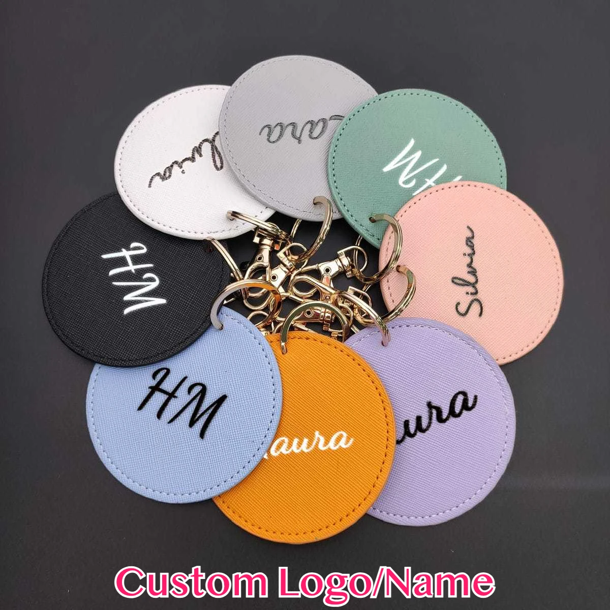 Originality Rotundity Leather Key Chain Keyring DIY Bag Keychain Pendant Carving LOGO Personality Pendant Custom Name Gift
Originality Rotundity Leather Key Chain Keyring DIY Bag Keychain Pendant Carving LOGO Personality Pendant Custom Name Gift