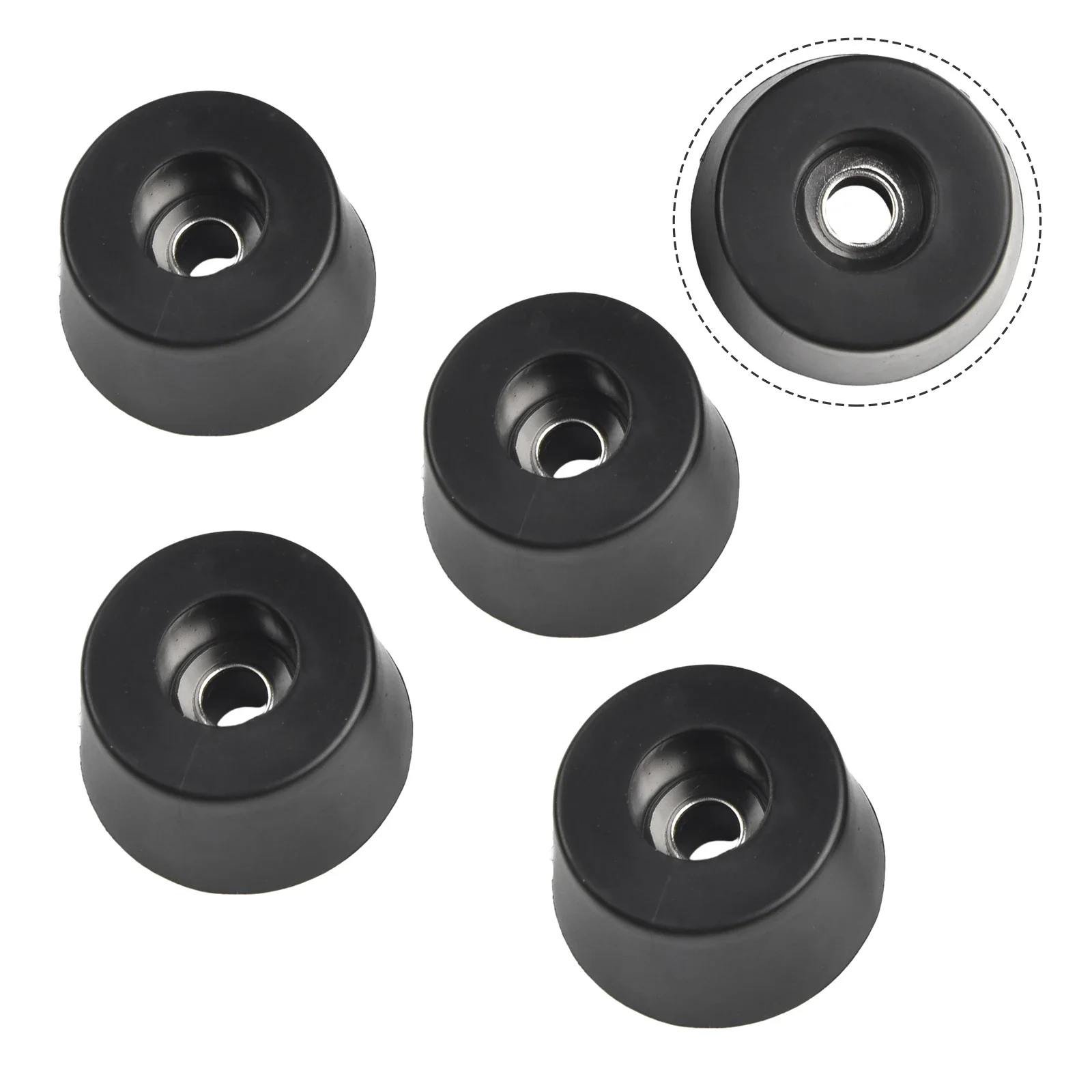 4pcs Conical Furniture Legs Feet Shock Pad Floor Protector Rubber Equipment Feet 19mm Tall Steel Washer Diameter 33mm
4pcs Conical Furniture Legs Feet Shock Pad Floor Protector Rubber Equipment Feet 19mm Tall Steel Washer Diameter 33mm