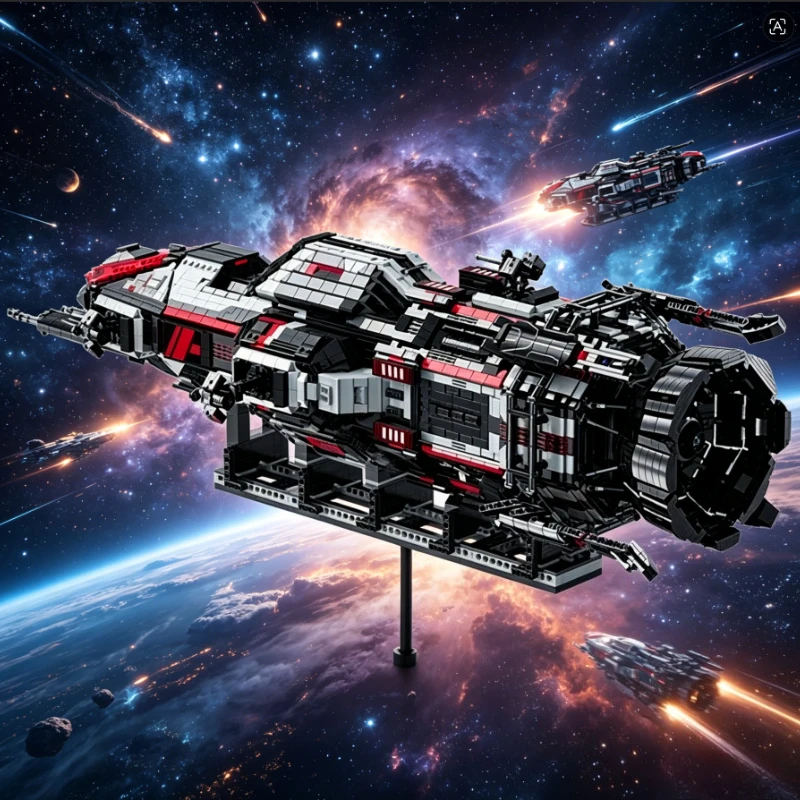 6395PCS War Rocinante Battleship Building Blocks, Space Rocket Spaceship Model Bricks, Desktop Decoration, Kids Holiday Gift Toy
6395PCS War Rocinante Battleship Building Blocks, Space Rocket Spaceship Model Bricks, Desktop Decoration, Kids Holiday Gift Toy