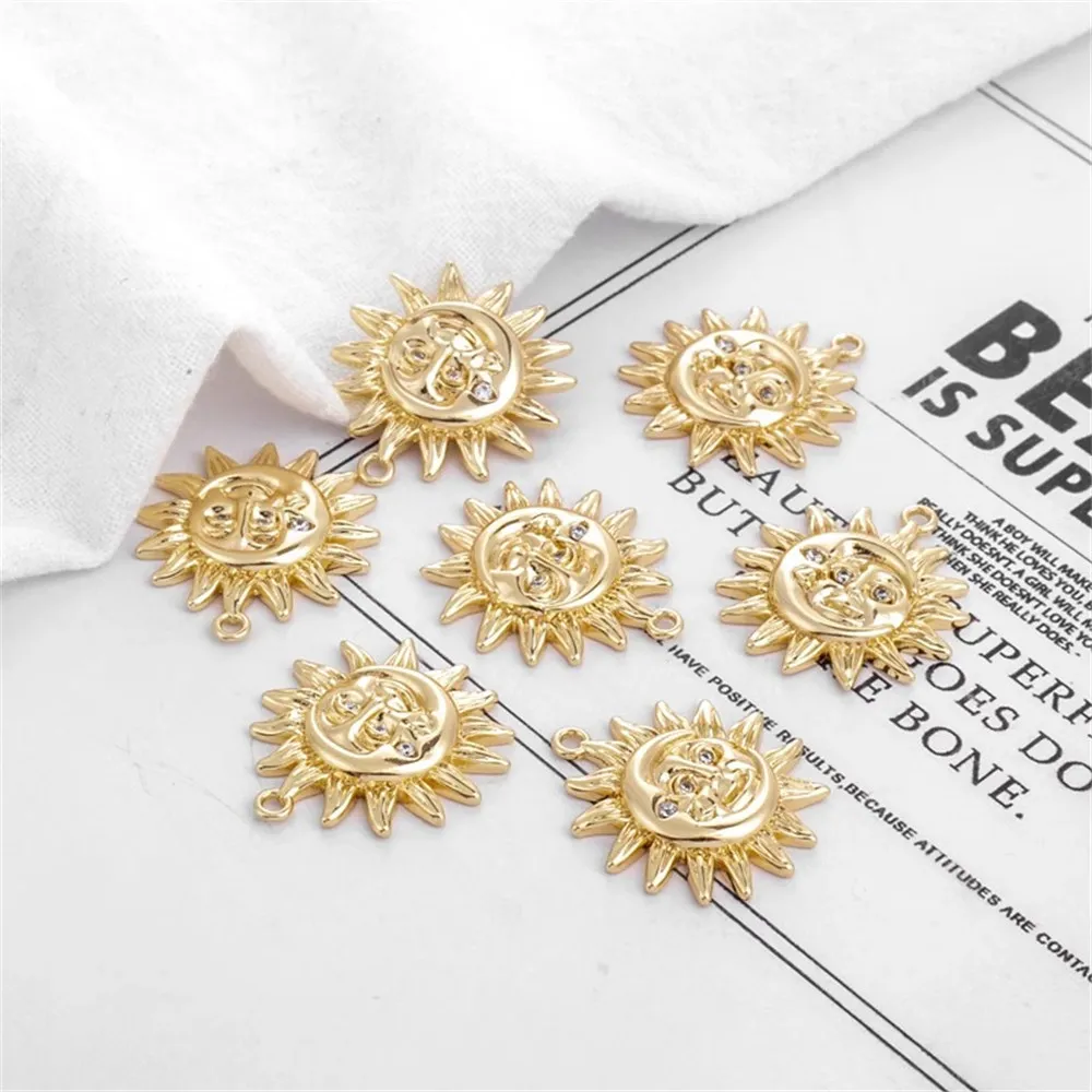 1pcs 14k Gold Color Preservation Inlaid Zircon Sun Human Head Round Tag 19mm Pendant Diy Charm Ornament Charm Tag
1pcs 14k Gold Color Preservation Inlaid Zircon Sun Human Head Round Tag 19mm Pendant Diy Charm Ornament Charm Tag