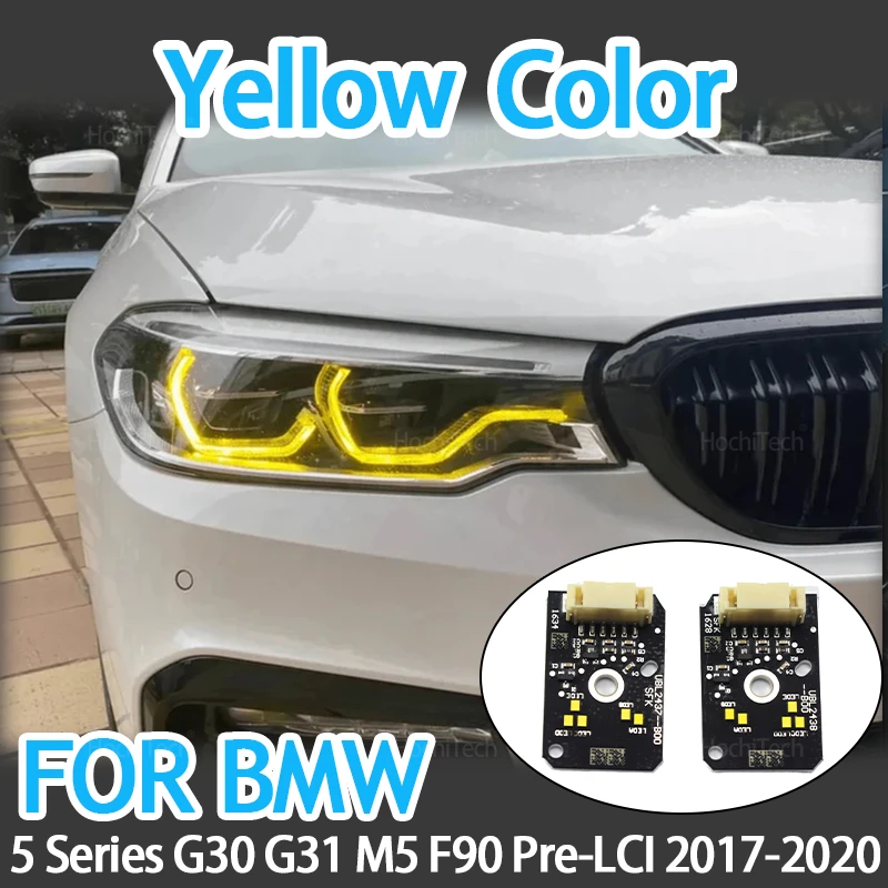 Желтый балласт высокого качества DRL для BMW 5 серии G30 G31 M5 F90 Pre-LCI 2017 2018 2019 2020, светодиодные вставки для фар, чипы
Желтый балласт высокого качества DRL для BMW 5 серии G30 G31 M5 F90 Pre-LCI 2017 2018 2019 2020, светодиодные вставки для фар, чипы