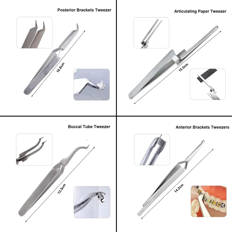 Professional Orthodontic Tweezers Dental Bracket Placer for Dentists Precision Buccal Tube Holder & Brace Bonding Tool
Professional Orthodontic Tweezers Dental Bracket Placer for Dentists Precision Buccal Tube Holder & Brace Bonding Tool