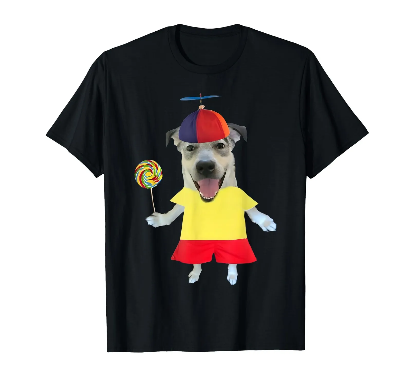 Cute Dog with Lollipop Meme Design T-Shirt for All Ages
Cute Dog with Lollipop Meme Design T-Shirt for All Ages