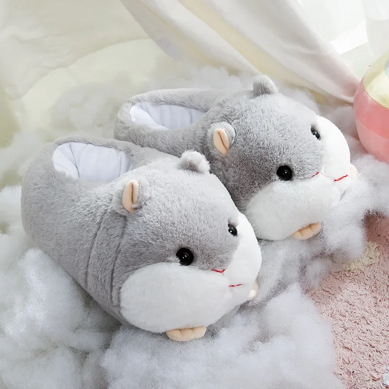 Winter Warm Home Slippers Women Fur Shoes Cute Hamster Cartoon Indoor Footwear Men Slippers Soft Sole Cozy Warm Cotton Shoes
Winter Warm Home Slippers Women Fur Shoes Cute Hamster Cartoon Indoor Footwear Men Slippers Soft Sole Cozy Warm Cotton Shoes